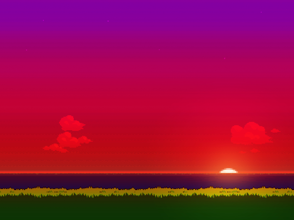 Android Wallpaper 8Bit Landscapes  Phandroid