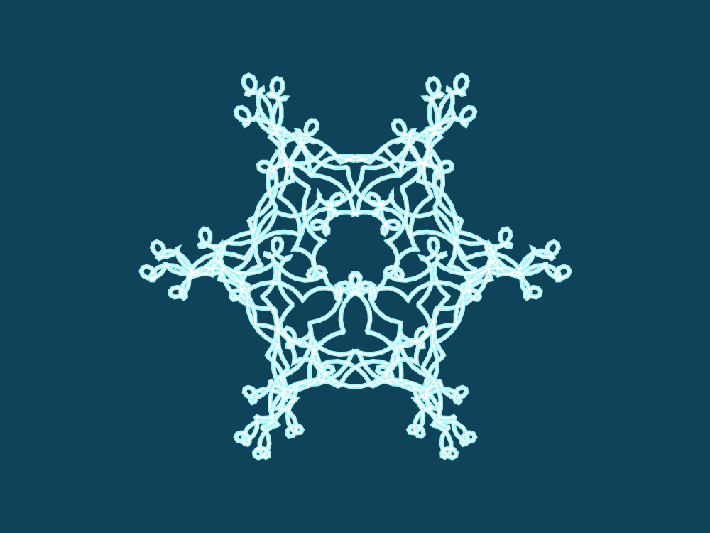 Bank Holiday Bodge: Parametric Snowflakes